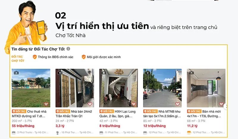 Hình ảnh đăng tin cho thuê nhà trên Chotot.com