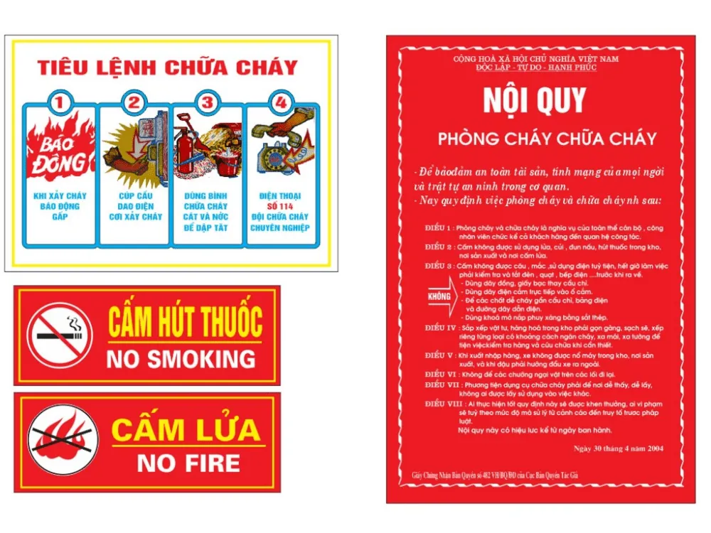 Quy định về phương án phòng cháy chữa cháy cho nhà trọ